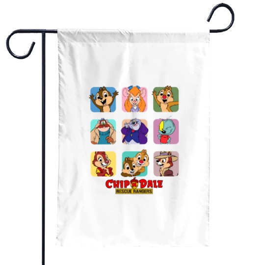 Disney Chip and Dale Rescue Rangers  Garden Flags, Disney Portrait