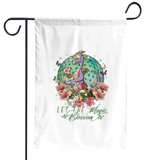 Disney Epcot Figment Topiaries Garden Flags