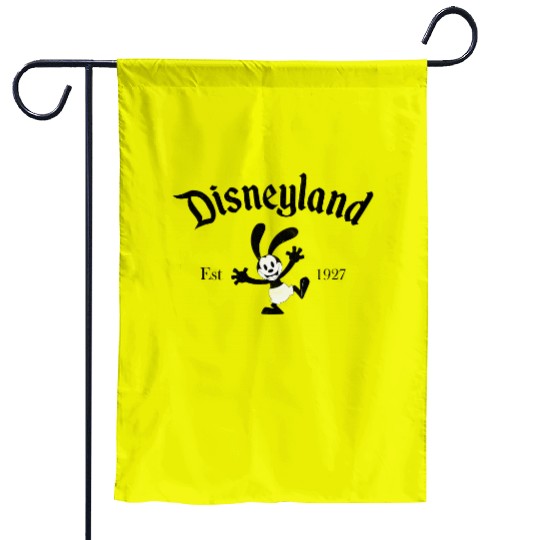 Disneyland Garden Flags, Disney Oswald Garden Flags, the lucky rabbit Garden Flags