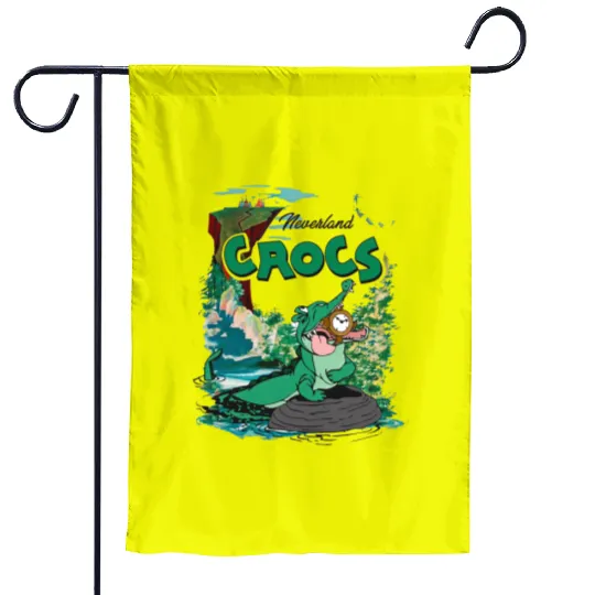 Disney Peter Pan Tick-Tock the Crocodile Neverland Garden Flags