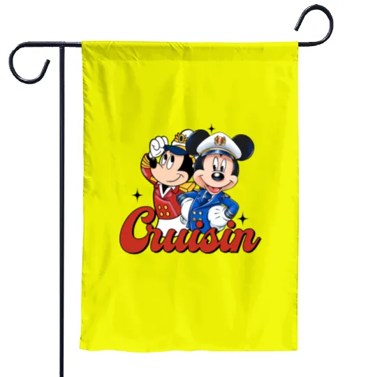 Disney Magical Cruisin' Garden Flags, Disney Cruise Vacation Garden Flags, Matching Disney Cruise Garden Flags