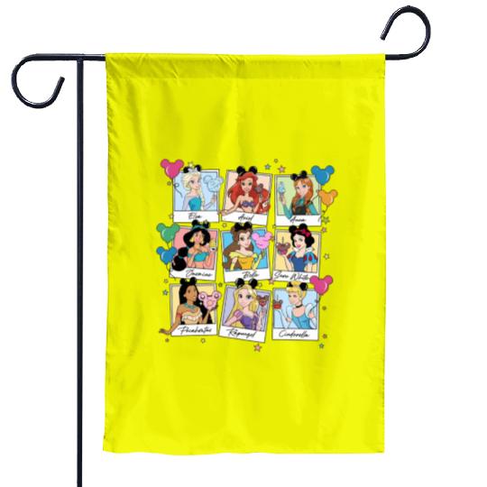 Vintage Disney Princesses Garden Flags, Disney Balloon Garden Flags, Disneyland Garden Flags
