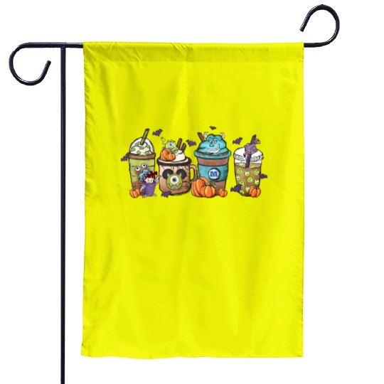 Disney Monsters Inc  Latte Garden Flags, Monsters Inc Coffee Garden Flags