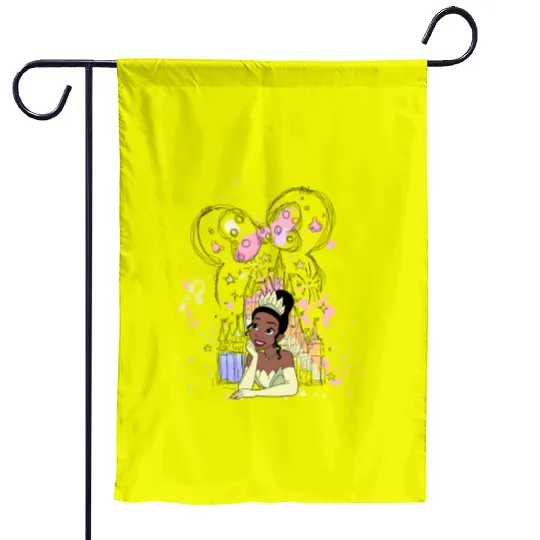 Tiana Disney Garden Flags, Tiana Garden Flags, Tiana Princess Garden Flags, Cute Tiana Garden Flags