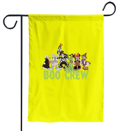 Discover Mickey and Friends Boo Crew Halloween Garden Flags, Disney Skeleton Mummy Garden Flags