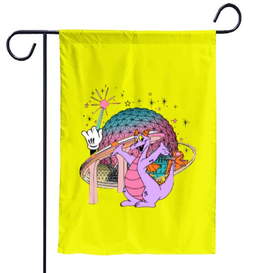 Disney Figment Garden Flags, Epcot Figment Garden Flags