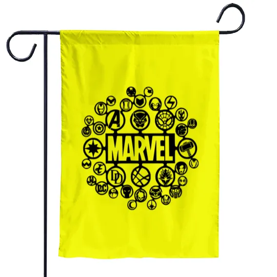 Marvel Medley Unisex Garden Flags Garden Flags | Marvel Avengers Matching Garden Flags | Disney Marvel Ironman Thor Vacation Garden Flags Sweater