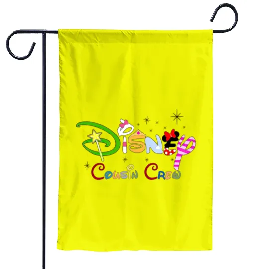Disney Cousin Crew Garden Flags, Disney Cousin Garden Flags