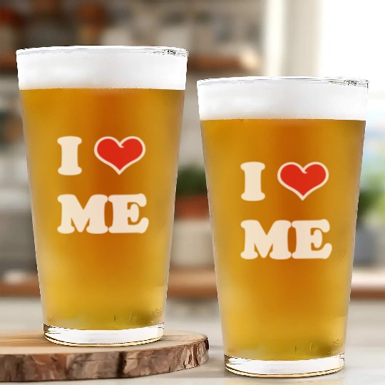 I Love Me Glass Cups