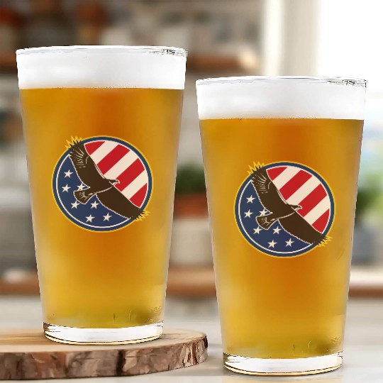 US eagle Glass Cups