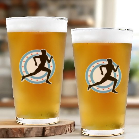 CHICAGO MARATHON 7 Glass Cups