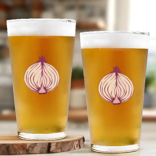 Red Onion Glass Cups