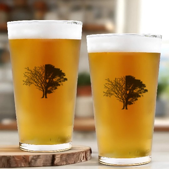 Tree of Life & Death Glass Cups
