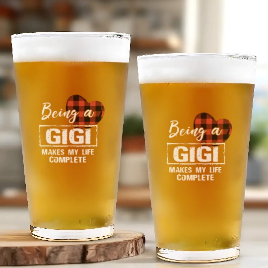 being a Gigi makes my life complete grandma Glass Cups