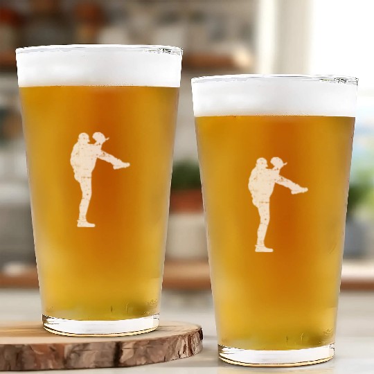 Baseball Pitcher Glass Cups