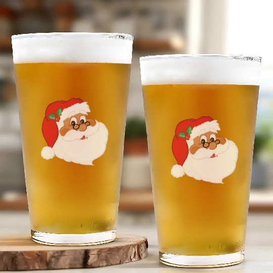 Santa Claus Glass Cups