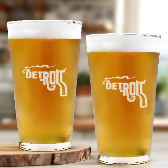 Macs Detroit Smoking Gun Glass Cups