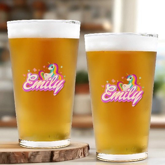 Emily Unicorn Glass Cups