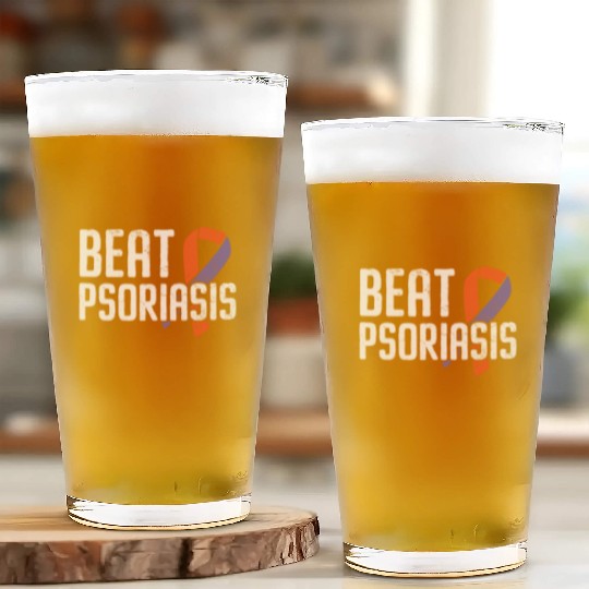 Beat Psoriasis Skin Disease Psoriasis Awareness Glass Cups