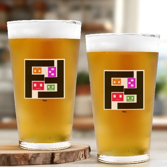 Geometric Cubes In Game - multi-sided cubes Glass Cups