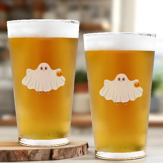 Halloween Trick or Treat with Cartoon Character Glass Cups