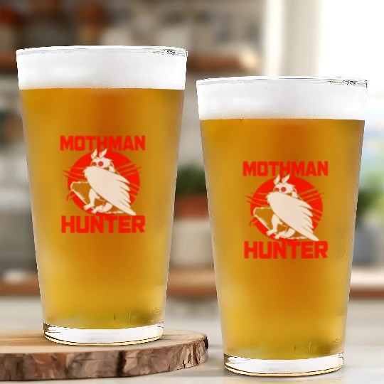 Cryptozoologist Cryptid Folklore Funny Mothman Glass Cups