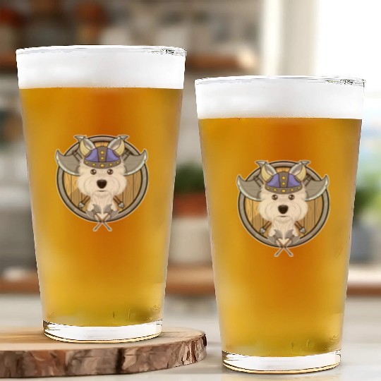 West Highland Terrier I Valhalla I Viking Glass Cups