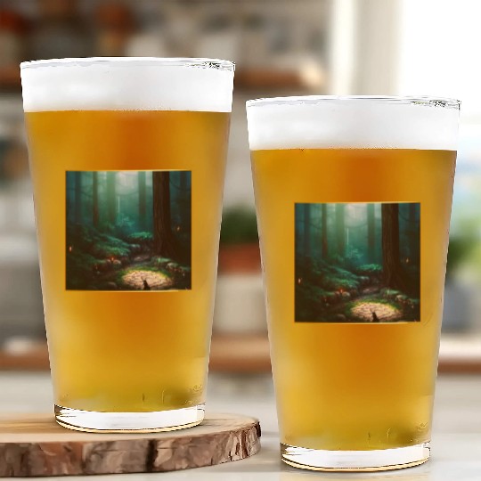 Fantasy Forest Glass Cups