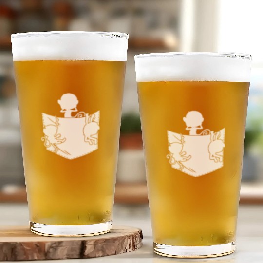 Orangutan Monkey Lover - Funny Monkeys Pocket Monk Glass Cups