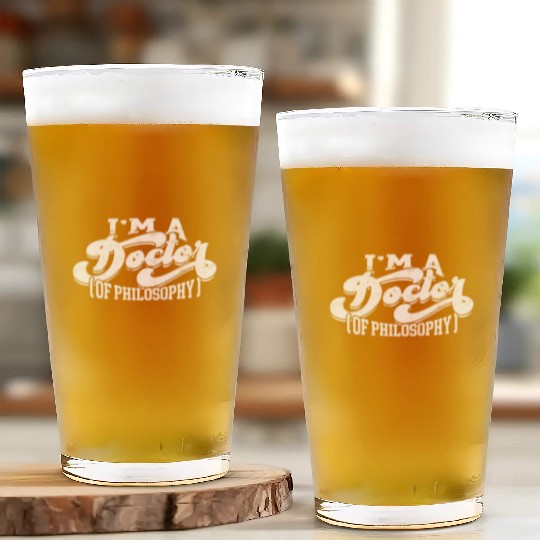 Doctor Of Philosophy Doctorate Phd Student Glass Cups