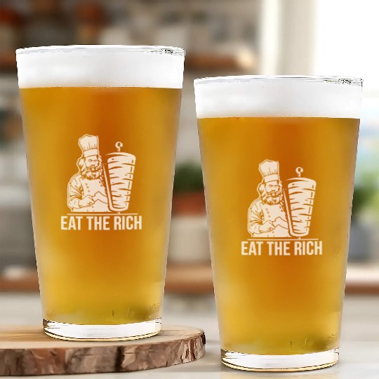 Eat the rich Karl Marx economist Glass Cups