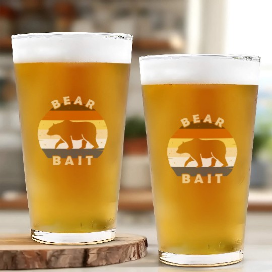Gay Bear Bait Pride - Subgroup LGBTQ Community Glass Cups