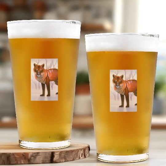 Fox Glass Cups