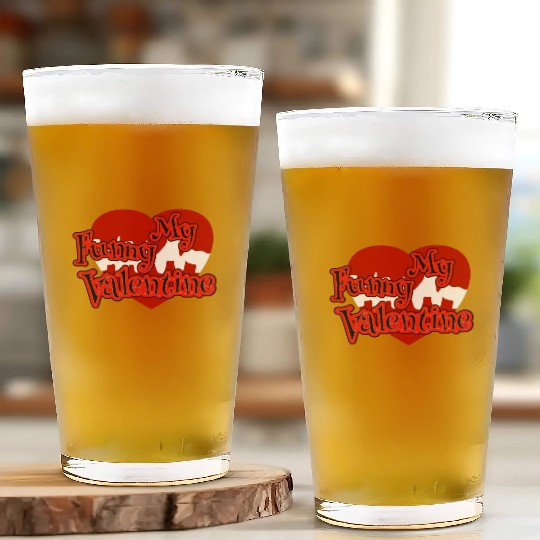 My funny Valentine Glass Cups