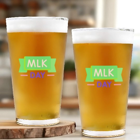 Martin Luther king jr. day Glass Cups