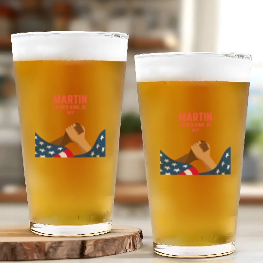 Martin Luther king jr. day Glass Cups