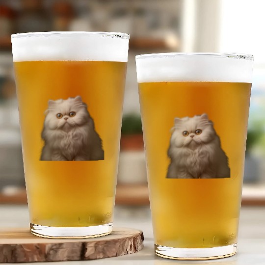 Persian Cat - A Sweet Gift Idea For All Cat Glass Cups