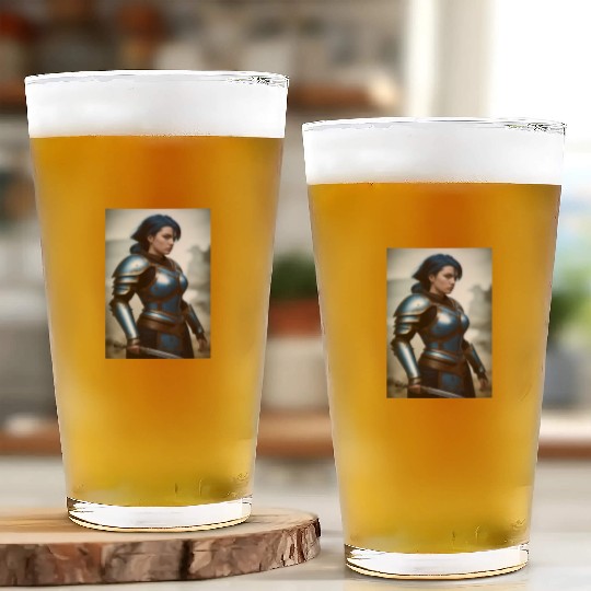 Azura - Warrior Lady Blue in Battle Glass Cups