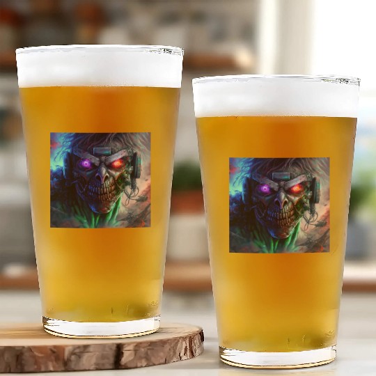 ZOMBIE IRON MAIDEN (version 12) Glass Cups