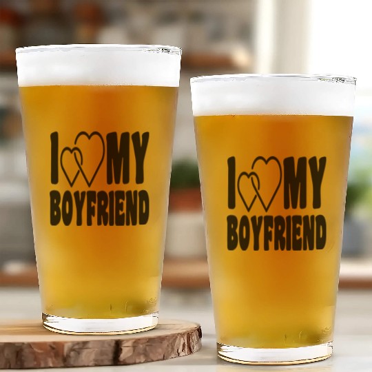 I love my Boyfriend Glass Cups