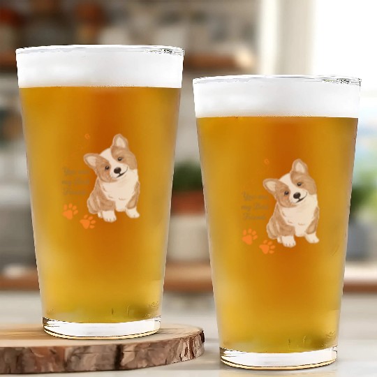 My Best Furry Friend! Glass Cups