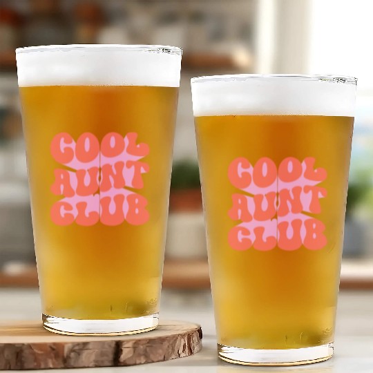 Cool Aunt Club Glass Cups