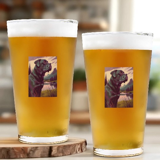Cane Corso Nature Glass Cups