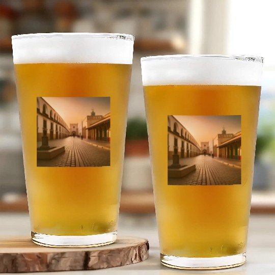 Fantasy pictures ,town Morocco ,city Rabat Glass Cups