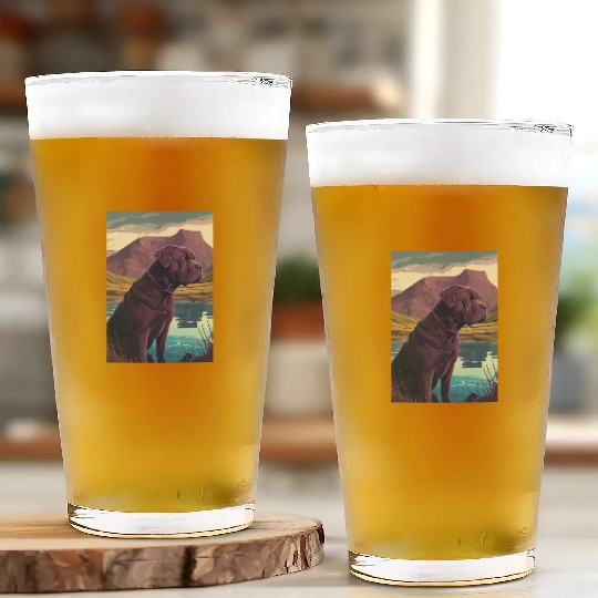 Cane Corso Nature Glass Cups