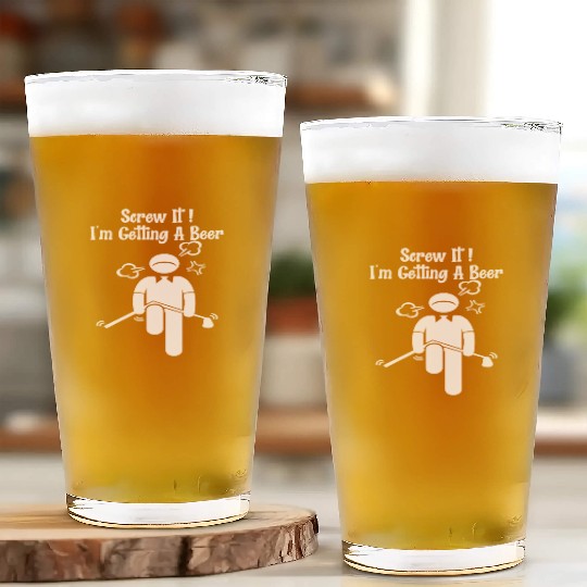 Golf Beer Golfer Father Day Mother Day Glass Cups
