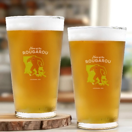 Home Of The Rougarou Louisiana Usa Cryptid Glass Cups