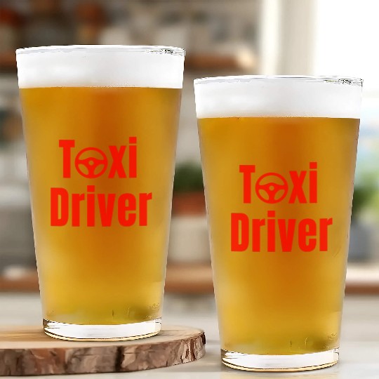 Taxi Driver Glass Cups