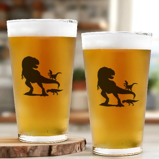 Mamasaurus Glass Cups