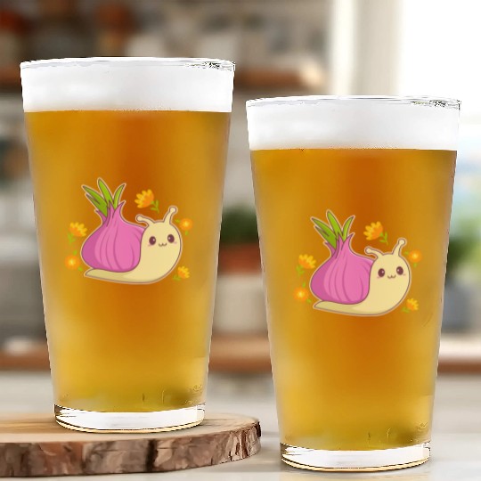 Aesthetic Kawaii Onion Glass Cups